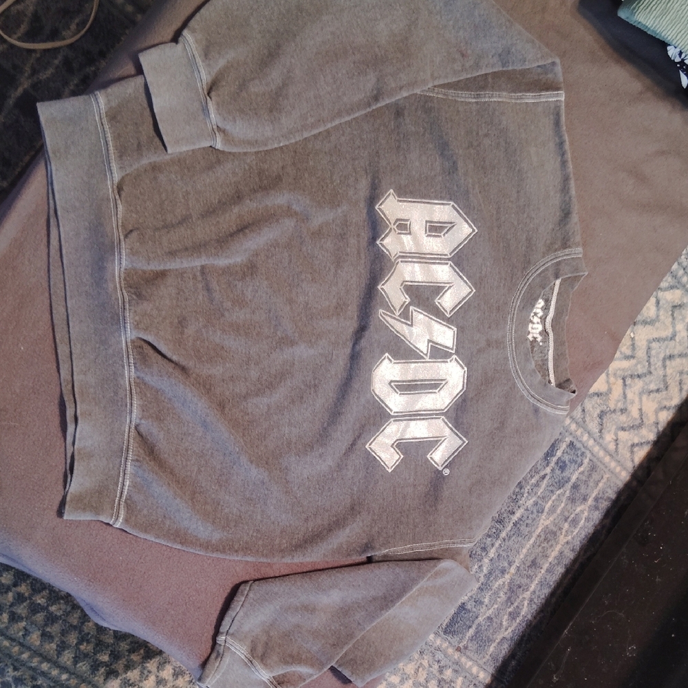 AC/DC Gray Sweater